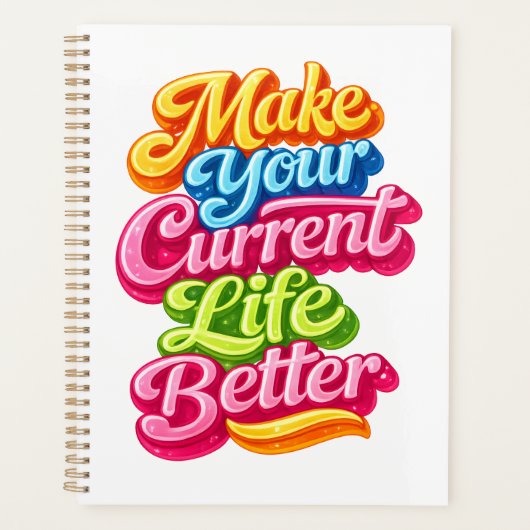 Maak je huidige leven beter planner (Voorkant)