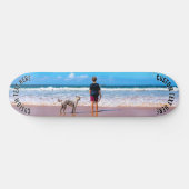 Maak je huisdier foto skateboard cadeau aangepaste (Horizontaal)
