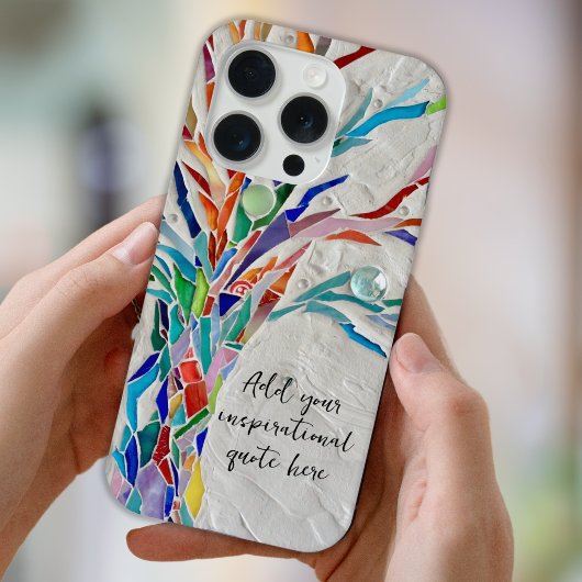 Maak je inspirerende bericht iPhone hoesje