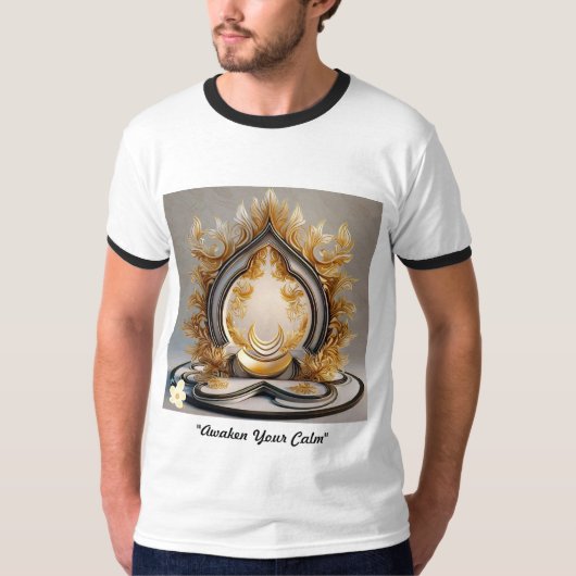 "Maak je kalmte wakker" T-shirt (Voorkant)