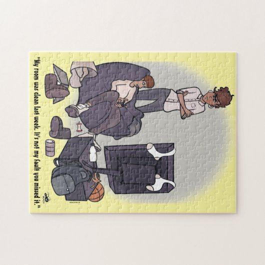 Maak je kamer puzzel schoon (Horizontaal)