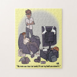 Maak je kamer puzzel schoon