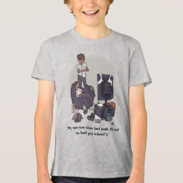 Maak je kamer schoon Jongen Tri-Blend Shirt