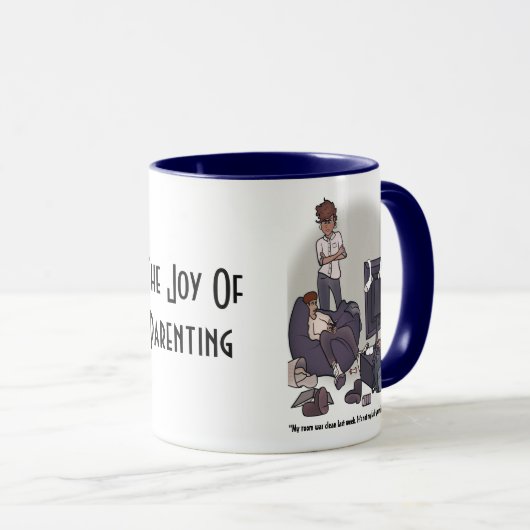 Maak je kamer schoon Mok (Voorkant rechts)