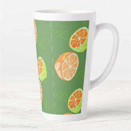 Maak je keuken gelukkig citrusvruchten patroon mok