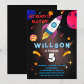 Maak je klaar om Galaxy Traveling uit te blazen Kaart (Voorkant / Achterkant)