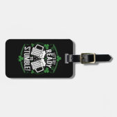 Maak je klaar om grappige St Patrick's Day te stru Bagagelabel (Voorkant horizontaal)