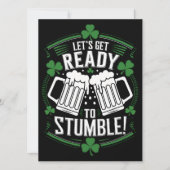 Maak je klaar om grappige St Patrick's Day te stru Kaart (Voorkant)