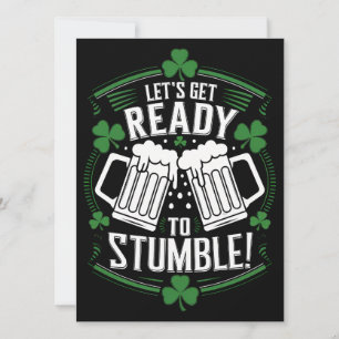 Maak je klaar om grappige St Patrick's Day te stru Kaart