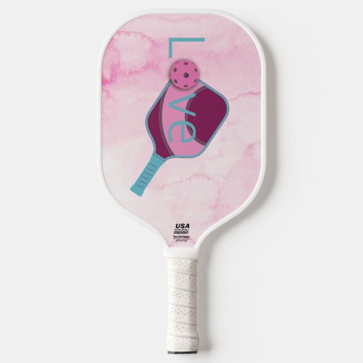 Maak je klaar om je game te spelen pickleball paddle (Voorkant)