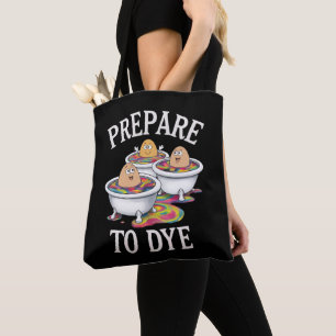Maak je klaar om op Pasenzondag grappige eieren te Tote Bag
