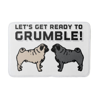 Maak je klaar om te mopperen badmat