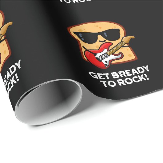 Maak je klaar om te rocken Grappige Rocker Brood P Cadeaupapier (Rol Hoek)