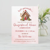 Maak je klaar voor de Gingerbread House Competitio Kaart (Staand voorkant)