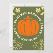 Maak je klaar voor ons jaarlijkse pompoensnijplezi kaart (Achterkant)