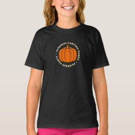 Maak je klaar voor ons jaarlijkse pompoensnijplezi t-shirt