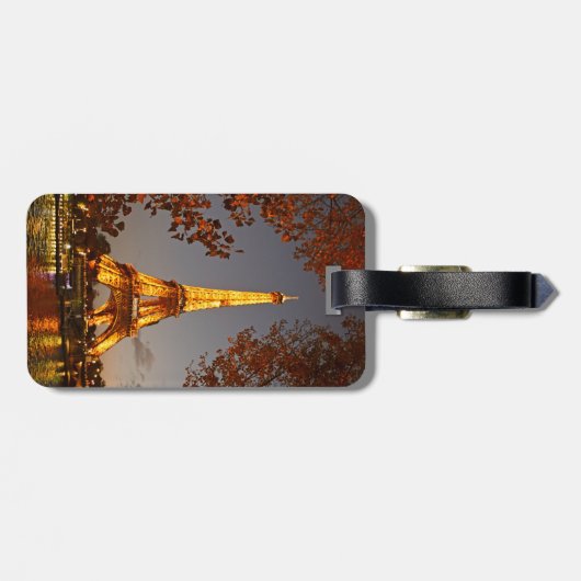 Maak je klaar voor Parijs - Bagagelabel (Achterkant horizontaal)