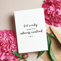 Maak je klaar voor schattigheid overbelasting-Baby