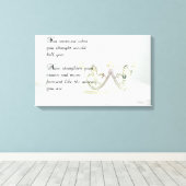 Maak je kroon recht canvas afdruk (Insitu (Houten vloer))