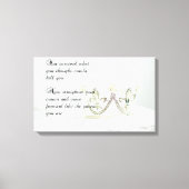 Maak je kroon recht canvas afdruk (Voorkant)