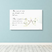 Maak je kroon recht canvas afdruk (Insitu (Houten vloer))