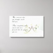 Maak je kroon recht canvas afdruk (Voorkant)