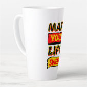 Maak Je Leven Zoet Latte Mok (Linkerhoek)