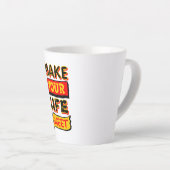 Maak Je Leven Zoet Latte Mok (Rechterhoek)