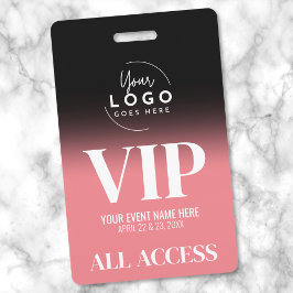 Maak je logo op maat VIP-evenement Badge