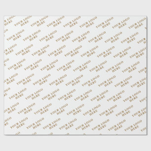 MAAK JE LOGO STIJLVOOL MODERN ELEGANT KLASSIEK CADEAUPAPIER