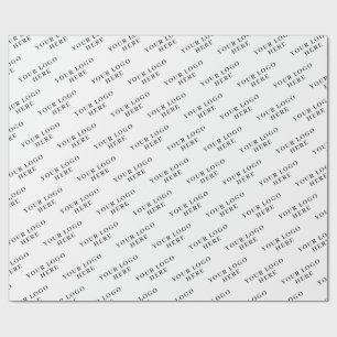 MAAK JE LOGO STIJLVOOL MODERN ELEGANT KLASSIEK CADEAUPAPIER