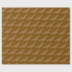 MAAK JE LOGO STIJLVOOL MODERN ELEGANT KLASSIEK CADEAUPAPIER