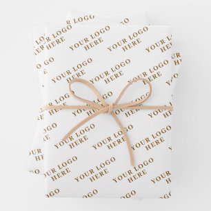 MAAK JE LOGO STIJLVOOL MODERN ELEGANT KLASSIEK INPAKPAPIER VEL