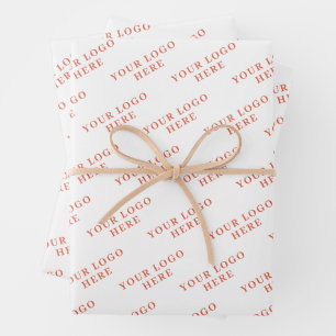 MAAK JE LOGO STIJLVOOL MODERN ELEGANT KLASSIEK INPAKPAPIER VEL