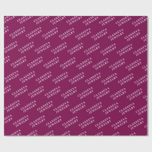 MAAK JE LOGO STIJLVOOL MODERN ELEGANT KLASSIEK  W CADEAUPAPIER