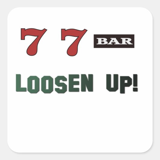 Maak je los! Slots Sticker (Voorkant)