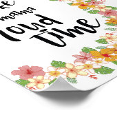 Maak je mama proeftijd afdrukken poster (Hoek)