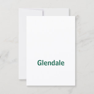 Maak je merk 3.5" x 5" vierkante platte kaart