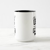 Maak je minder zorgen en bid meer Mok, Inspirerend Mok (Midden)