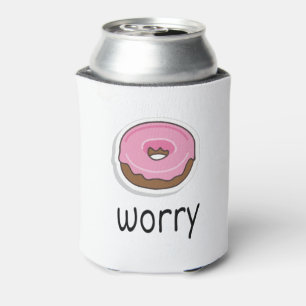 Maak je niet druk, Donut Zorgen, Roze glazuur Blikjeskoeler