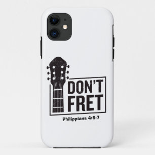 Maak je niet druk (Filippenzen 4:6-7) Gitaar Case-Mate iPhone Case