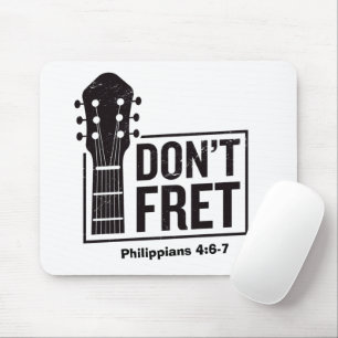 Maak je niet druk (Filippenzen 4:6-7) Gitaar Muismat