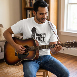 Maak je niet druk (Filippenzen 4:6-7) Gitaar T-Shi T-shirt