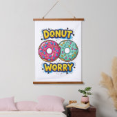 Maak je niet druk hangend wandkleed (Slaapkamer)