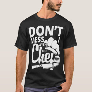 Maak je niet druk met de Chef keukendinosaurusverj T-shirt