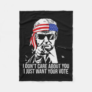 Maak je niet druk om jou Ik wil gewoon je stem Tru Fleece Deken