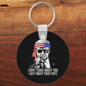Maak je niet druk om jou Ik wil gewoon je stem Tru Sleutelhanger (Voorkant)