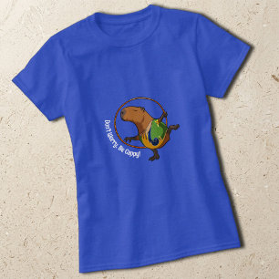 Maak je niet druk, wees Cappy Capybara Turnster Ho T-shirt