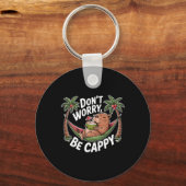 Maak je niet druk wees Cappy Sleutelhanger (Voorkant)