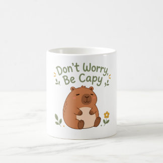 Maak je niet druk, wees capy Cute Capybara Mok
